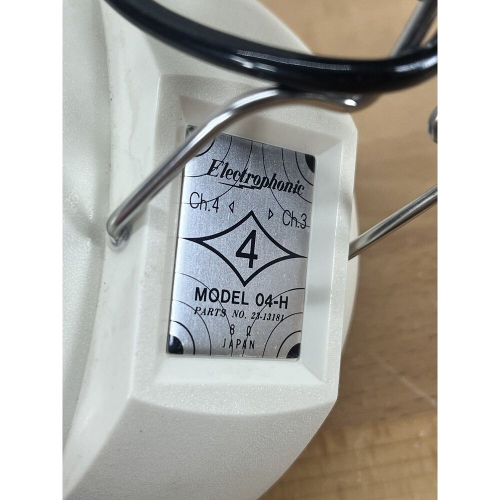 Vintage Quadraphonic Headphones, Electrophonic Model 04-H 23-13181 Tested -Nice! - Picture 6 of 12